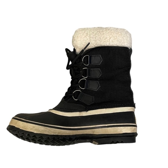 𝅺SOREL Women’s Carnival Winter Waterproof Snow Boot Black 7 - Picture 2 of 8